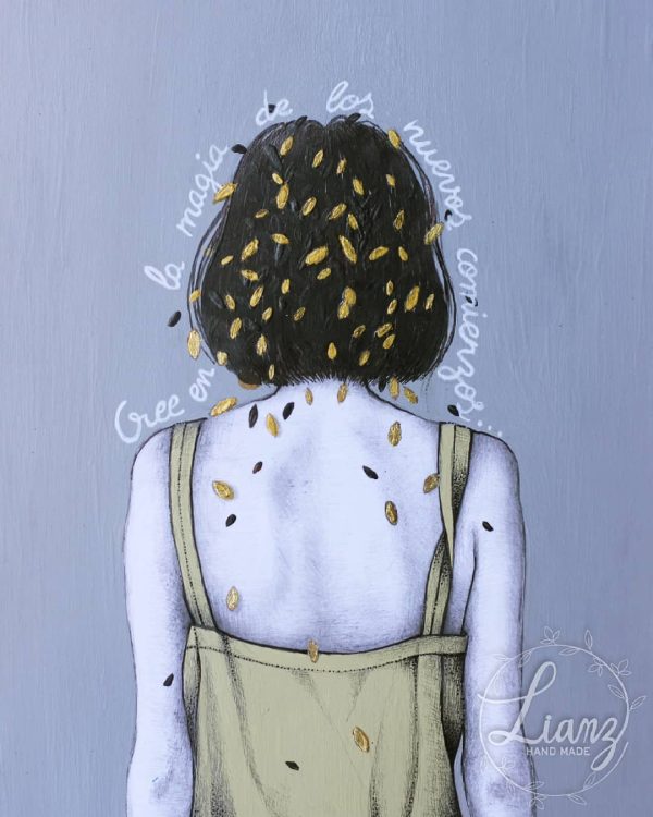 Cree en la magia de los nuevos comienzos – Werk von Lianzhi Artist
