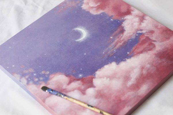 Pintando un cielo️ mágico, a veces uno sueña con este… – Acryl von Lianzhi Artist