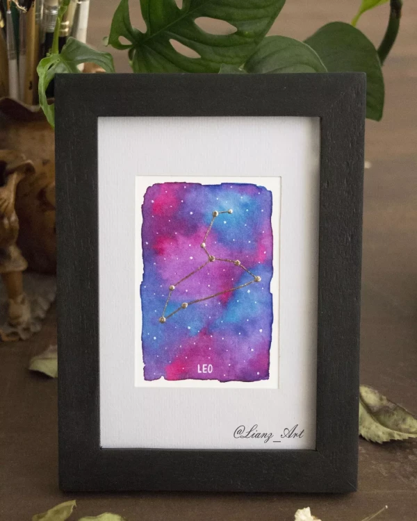 Pequeños prints de las constelaciones – Aquarell von Lianzhi Artist